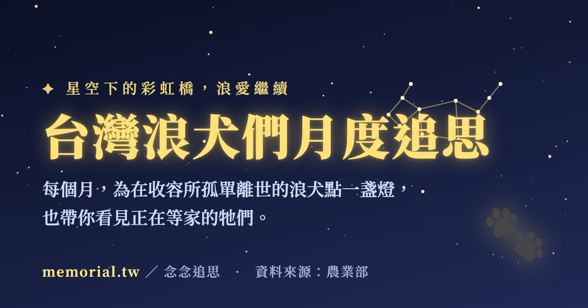 浪犬追思